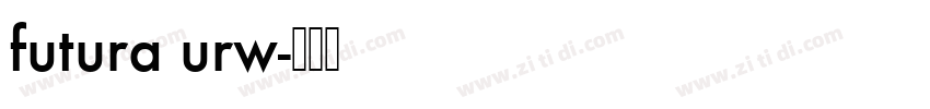 futura urw字体转换